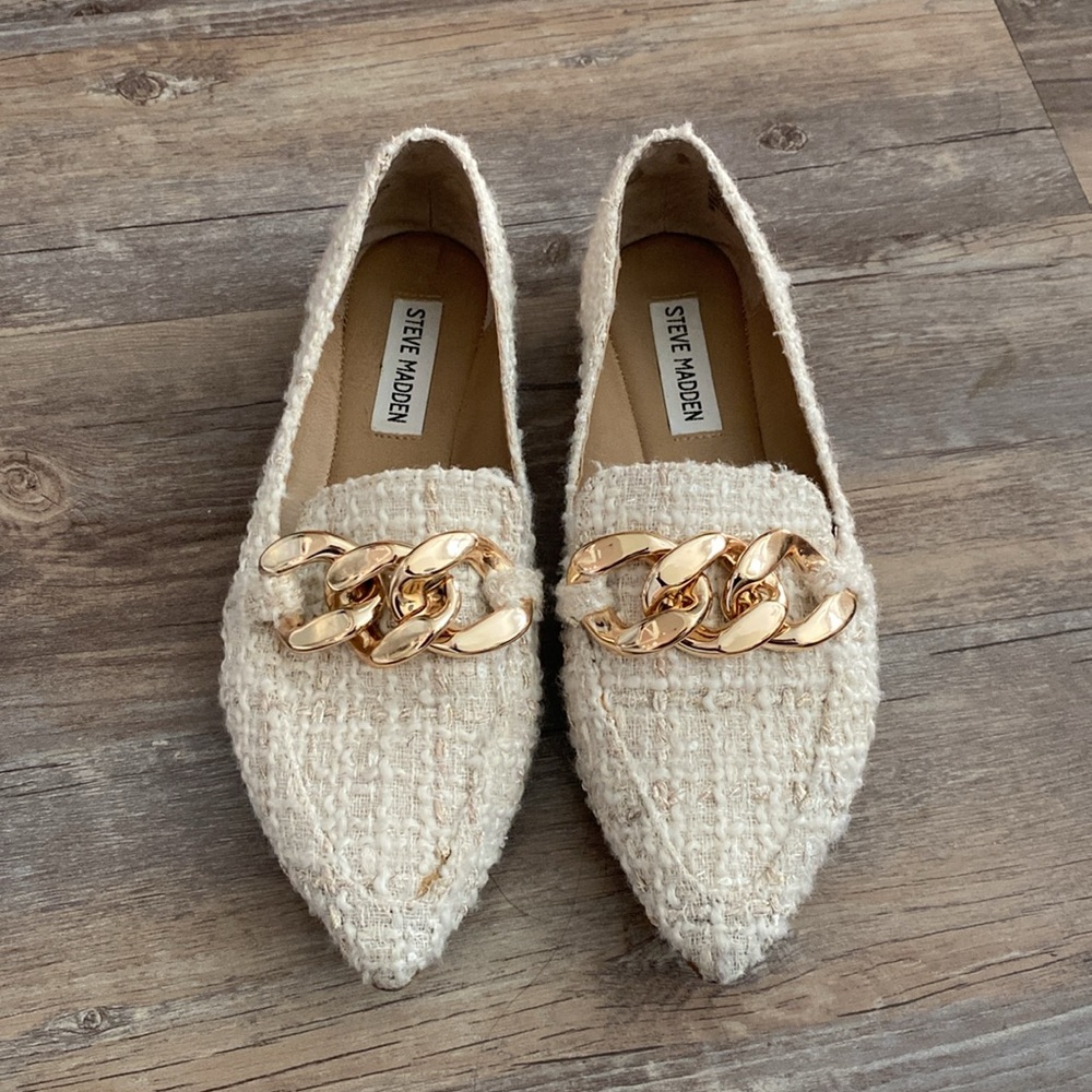 Steve Madden FEELYA Rose Gold 6.5 Women’s Flat